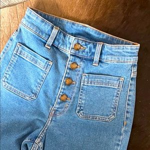 Kick Flare High Ankle Jeans